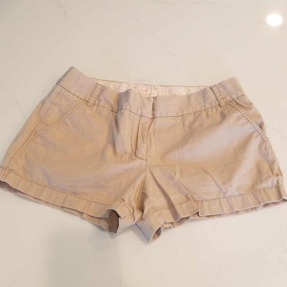 J. CREW Tan Shorts